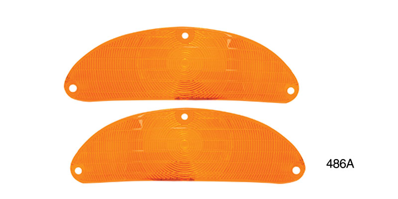 486a - Danchuk 1955 Chevy Amber Parklight Lenses, _Guide_