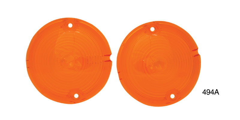 494a - Danchuk 1957 Chevy Amber Parklight Lenses, _Guide_