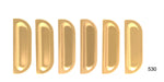 Load image into Gallery viewer, 530 - Danchuk 1957 Chevy Fender Louvers, Bel Air, Gold
