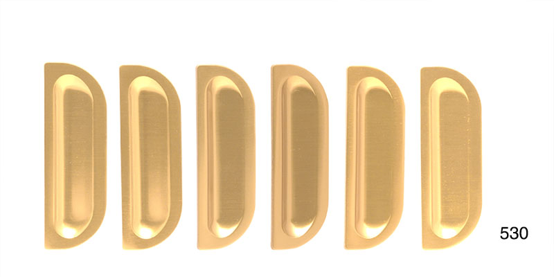 530 - Danchuk 1957 Chevy Fender Louvers, Bel Air, Gold