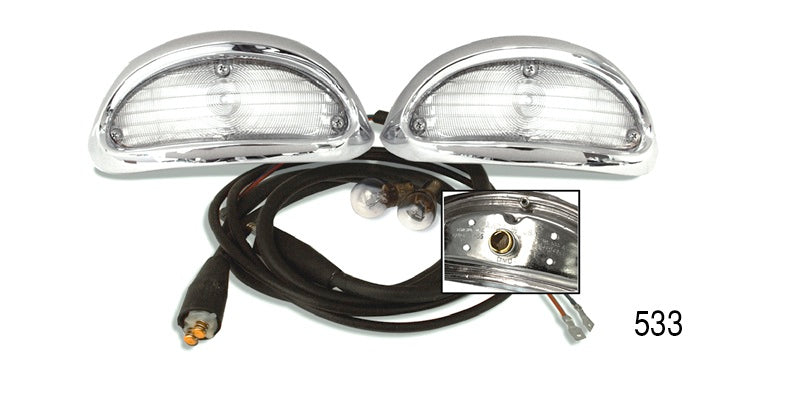 533 - Danchuk 1955 Chevy Parklight Housing Assembly Set