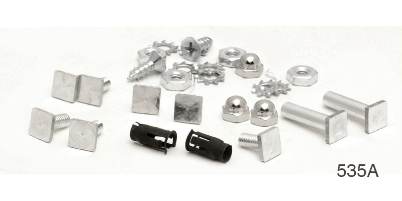 535A - Danchuk 1957 Chevy Accessory Rear Deck Moulding Trim Hardware Kit