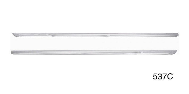 537C - Danchuk 1957 Chevy Rocker Panel Mouldings with Clips (OS)