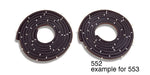 Load image into Gallery viewer, 553 - Danchuk 1955-1957 Chevy Door Weatherstrip Seals with Clips, Hardtop, Convertible, Nomad, Pair
