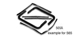 Load image into Gallery viewer, 565 - Danchuk 1955-1957 Chevy Vent Window Weatherstrip Seals, Hardtop, Convertible, Nomad, Set (Best)
