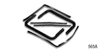 Load image into Gallery viewer, 565a - Danchuk 1955-1957 Chevy Vent Window Weatherstrip Seals, Sedan and Wagon, Set (Best)
