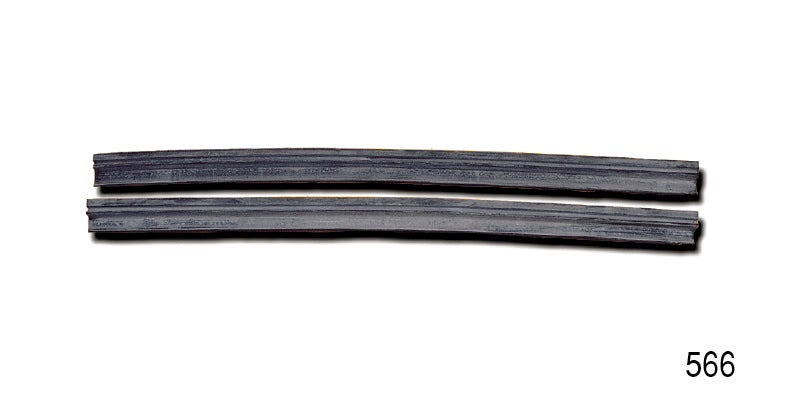 566 - Danchuk 1955-1957 Chevy Vertical Window Weatherstrip Seal, 2-Door Hardtop and Convertible, Pair (Best)