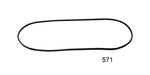 Load image into Gallery viewer, 571 - Danchuk 1955-1957 Chevy Rear Window Weatherstrip Seal, Wagon &amp; Sedan Delivery

