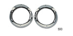 Load image into Gallery viewer, 593 - Danchuk 1955 Chevy Headlight Bezels with Gaskets and Hardware (Best)
