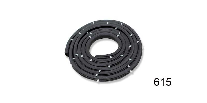 615 - Danchuk 1955-1957 Chevy Nomad and Wagon Tailgate & Wagon Liftgate Weatherstrip Seal