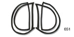 Load image into Gallery viewer, 651 - Danchuk 1955-1957 Chevy Rear Quarter Glass Weatherstrip Seal, Nomad
