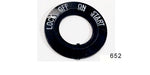 Load image into Gallery viewer, 652 - Danchuk 1955-1956 Chevy Ignition Dash Bezel, Bel Air, Plastic
