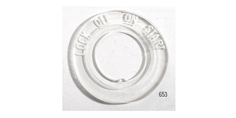 653 - Danchuk 1955-1956 Chevy Ignition Dash Bezel, 150 & 210, Plastic