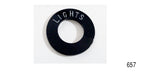 Load image into Gallery viewer, 657 - Danchuk 1955-1956 Chevy Lights Dash Bezel, Plastic
