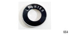Load image into Gallery viewer, 664 - Danchuk 1955-1956 Chevy Lighter Dash Bezel with Chrome Plate
