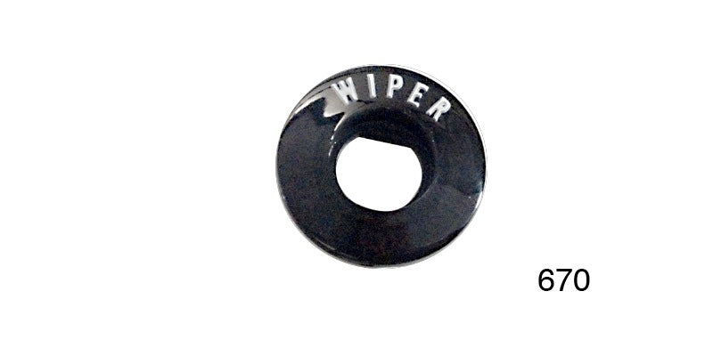 670 - Danchuk 1957 Chevy Wiper Dash Bezel, Plastic