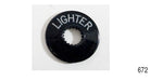 Load image into Gallery viewer, 672 - Danchuk 1957 Chevy Lighter Dash Bezel, Plastic

