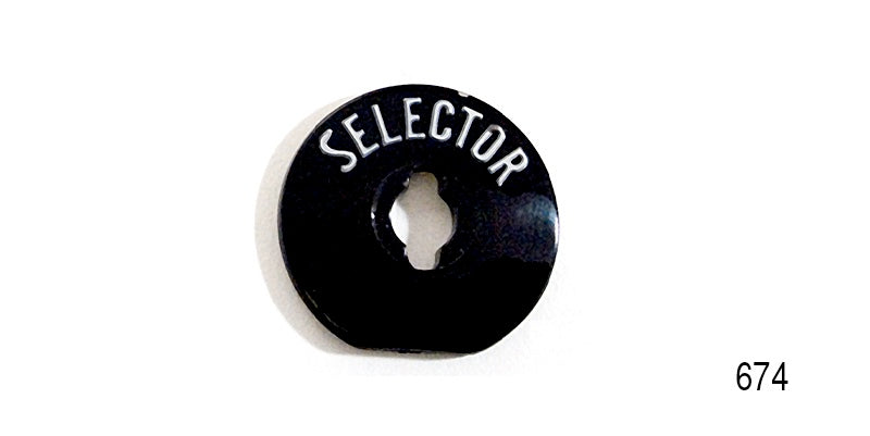 674 - Danchuk 1957 Chevy Selector Dash Bezel, Plastic
