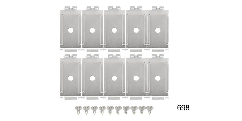 698 - Danchuk 1956 Chevy Rocker Panel Moulding Clip Set