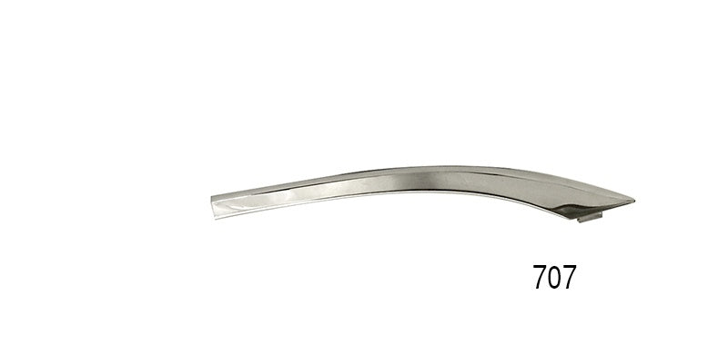 707 - 1957 Chevy Bel Air & 210 Side Moulding, Upper Quarter Curved Piece, Driver Side, All 2-Door Models