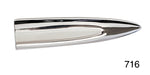 Load image into Gallery viewer, 716 - Danchuk 1955 Chevy Bel Air Side Moulding, Door Point, Driver Side, 2-Door Sedan (Best)
