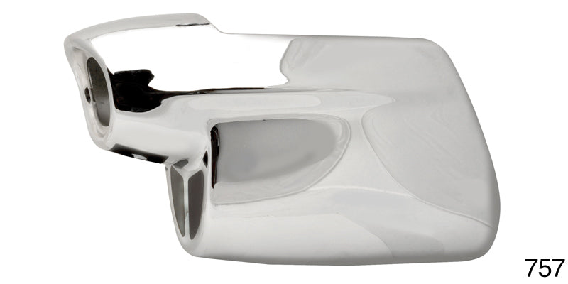 757 - Danchuk 1957 Chevy Rear Bumper Ends, Pair (OS)