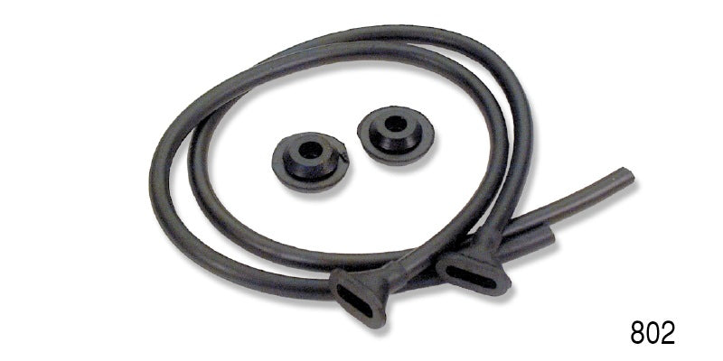802 - Danchuk 1955 Chevy Window Gutter Inner Cowl Panel Drain Seals