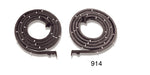 Load image into Gallery viewer, 914 - Danchuk 1955-1957 Chevy Door Weatherstrip Seals with Molded Ends, 2-Door Hardtop &amp; Convertible (Best)
